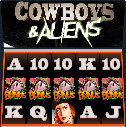 Игровой автомат Cowboys & Aliens играть бесплатно Игровой автомат Cowboys & Aliens играть бесплатно
