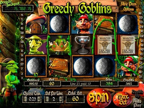 Игровые автоматы Greedy Goblins выпадение бонус игры