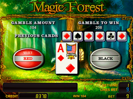 Онлайн слоты Magic Forest риск игра