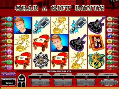 Игровые автоматы The Osbournes выпадение бонуса схвати подарок