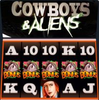 Игровой автомат Cowboys & Aliens играть бесплатно Игровой автомат Cowboys & Aliens бесплатно