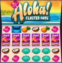 Игровой автомат Aloha Cluster Pays играть бесплатно Игровой автомат Aloha Cluster Pays бесплатно