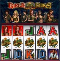 Игровой автомат Girls with Guns: Jungle Heat играть бесплатно Игровой автомат Girls with Guns: Jungle Heat бесплатно
