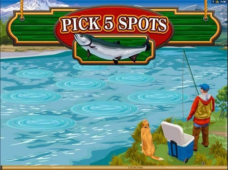 Игровые аппараты Alaskan Fishing начало бонус игры