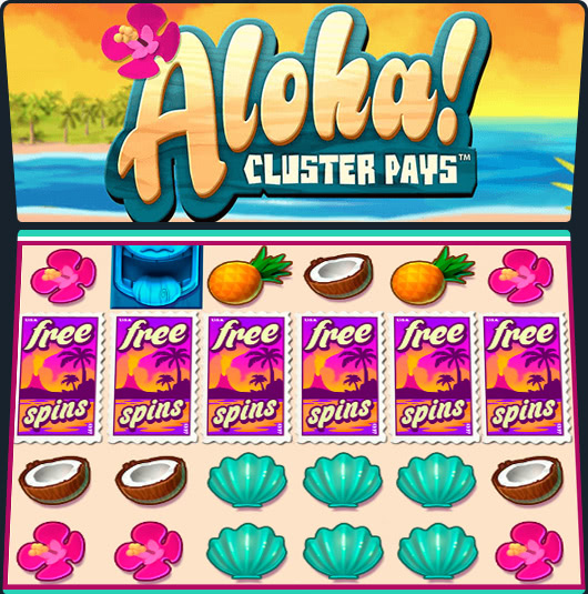 Игровой автомат Aloha Cluster Pays играть бесплатно Игровой автомат Aloha Cluster Pays играть бесплатно