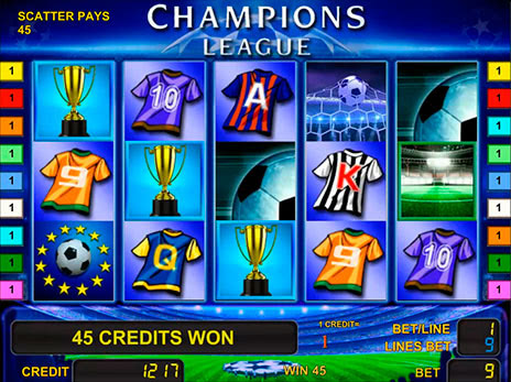 Игровые автоматы Champions league выпадение бесплатных игр