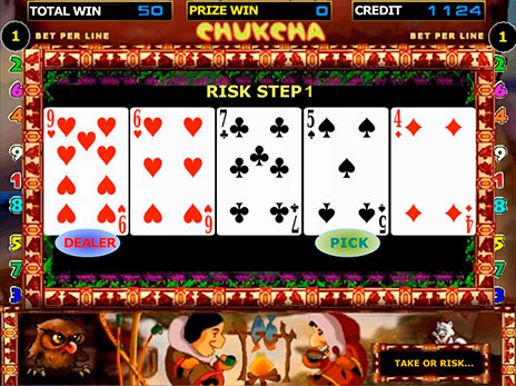Игровые автоматы Chukcha риск игра