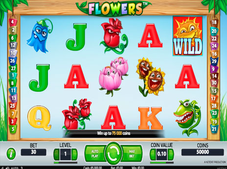 Игровые автоматы Цветы как играть