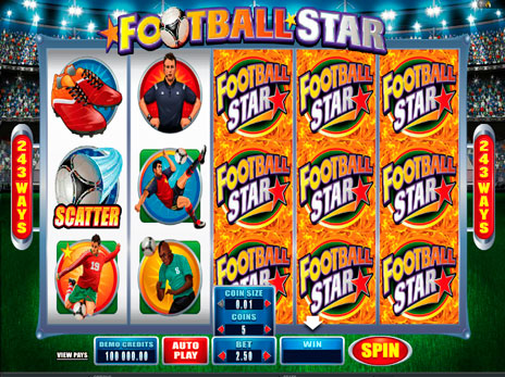 Игровые автоматы Звезда Футбола бонусы