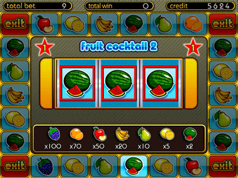 Игровые автоматы Fruit Cocktail 2 бонус игры