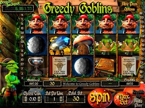 Игровые автоматы Greedy Goblins максимальная выигрышная комбинация