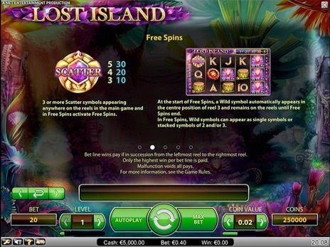 Игровые автоматы Затерянный Остров описание Scatter символа