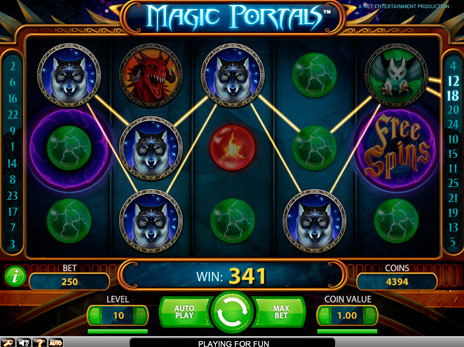 Игровые автоматы Магические порталы как играть
