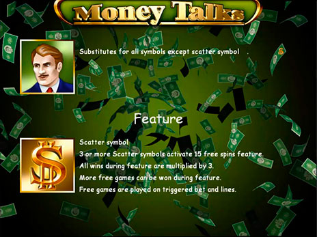 Онлайн автомат Money Talks описание бесплатных игр