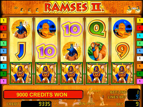 Игровые автоматы Ramses 2 максимальная выигрышная комбинация