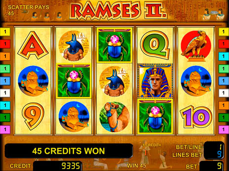 Онлайн автоматы Ramses 2 выпадение бесплатных игр