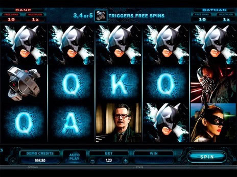 Игровые автоматы The Dark Knight Rises максимальная выигрышная комбинация