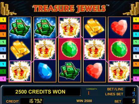 Онлайн слоты Treasure Jewels максимальная выигрышная комбинация