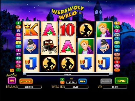 Игровые автоматы Werewolf Wild выпадение бесплатных игр