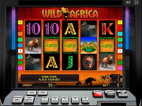 Игровые автоматы Wild Africa выпадение бесплатных игр