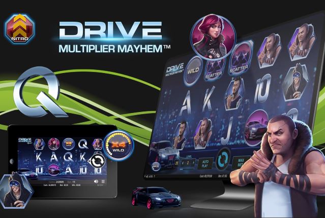 Игровой автомат Drive: Multiplier Mayhem от NetEnt.