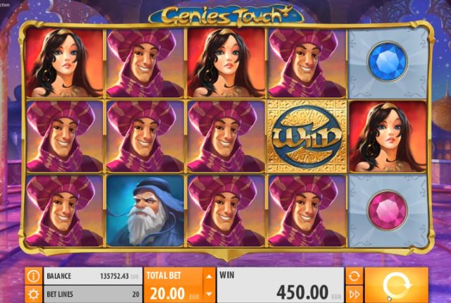 Игровой автомат Genie’s Touch от Quickspin.