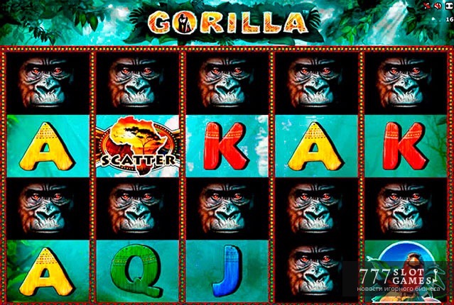 Gorilla – путешествие в джунгли на игровом автомате