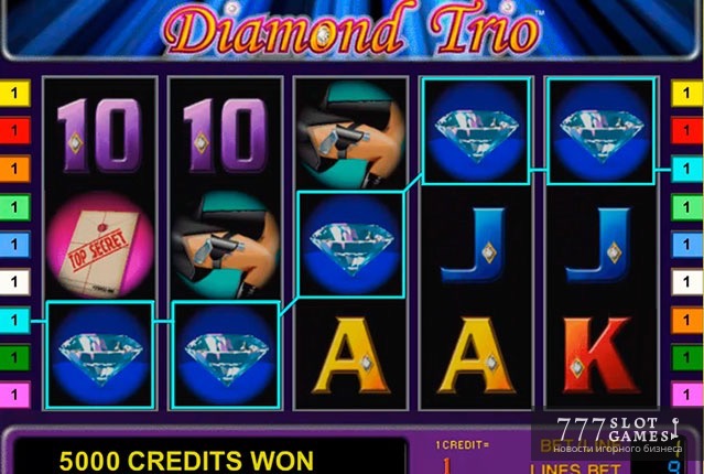 Игровой автомат Diamond Trio из серии Multi Gaminators