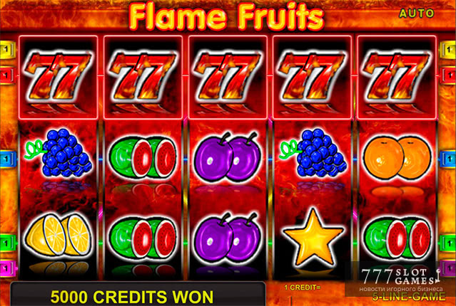 Игровой автомат Flame Fruits – «фруктовые» символы и простые правила