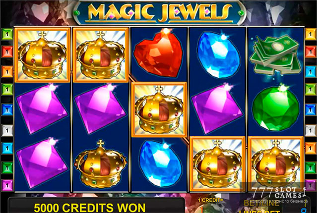 Игровой автомат Magic Jewels – магия из драгоценных камней