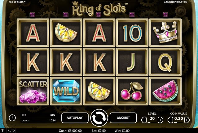 NetEnt выпустила игровой автомат King of Slots