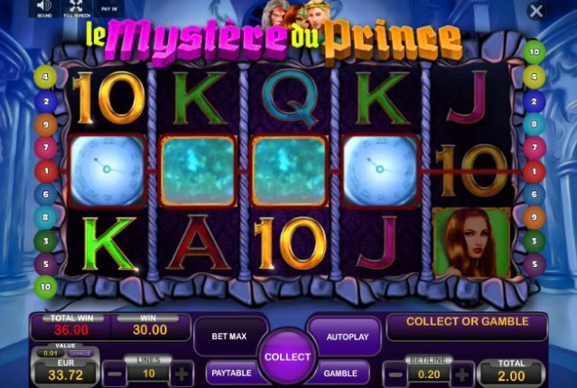 Вышел новый игровой автомат Le Mystere du Prince от Zeus Services