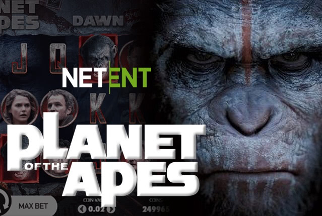 Planet of the Apes разработан NetEnt совместно с кинокомпанией 20th Century Fox 