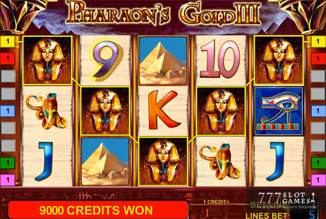 Pharaons Gold III – третья версия популярного игрового автомата