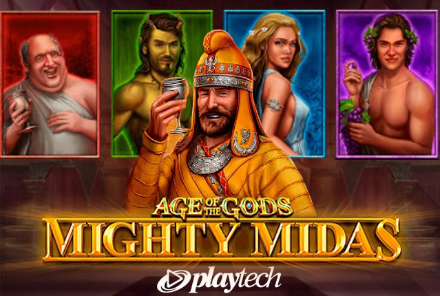 Слот Age of the Gods: Mighty Midas от Playtech Игровые автоматы от Playtech